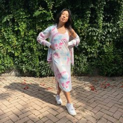 Luna MONET Slip Dress Clothing