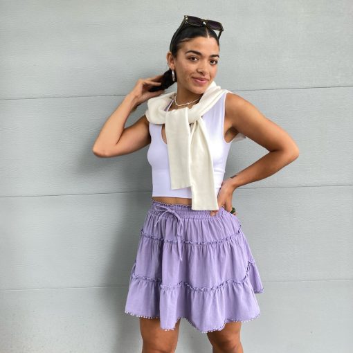 Risque DAISY Ruffle Mini Skirt