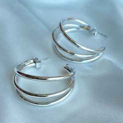 Risqué Clothing TRIPLE HOOP Earrings Accessories