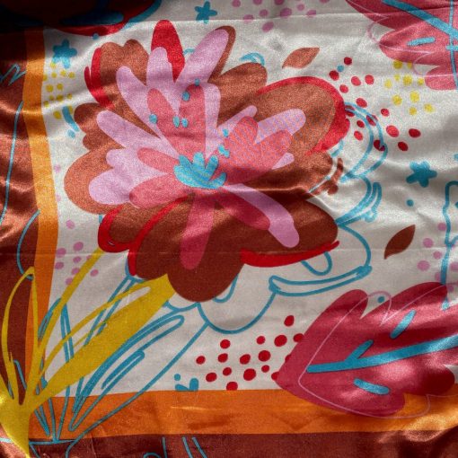 Risque FLORENTINA Poppy Floral Scarf