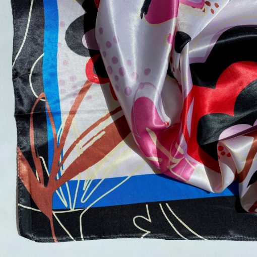 Risque FLORENTINA Poppy Floral Scarf