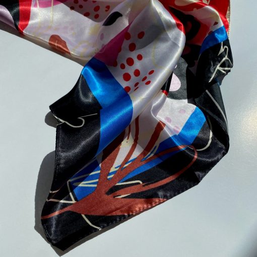 Risque FLORENTINA Poppy Floral Scarf