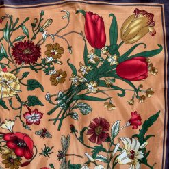 Risque Spring 2022 Collection LAGUNA Daisy Tulip Print Scarf