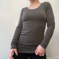Coast To Coast Clothing Bamboo Scoop Neck L/S Top