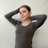 Coast To Coast Clothing Bamboo Scoop Neck L/S Top
