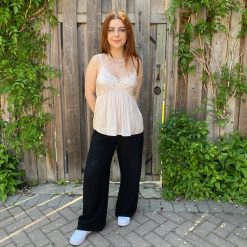 Risque Clothing ANTOINE Smocked Front Tank