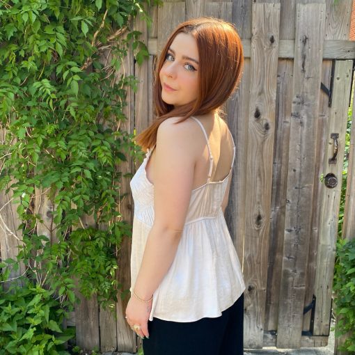 Risque Clothing ANTOINE Smocked Front Tank