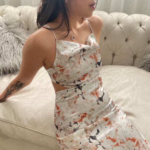Risque NEVADA Backless Maxi Dress Spring 2022 Collection