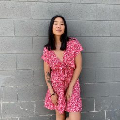 Risque NAPA Floral Mini Dress Clothing