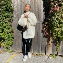 Coast To Coast BETTY Faux Leather Leggings Clothing