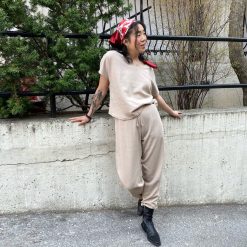 Coast To Coast CELINE Waffle Knit Jogger