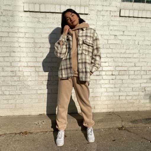 Risque AMAYA Plaid Shacket