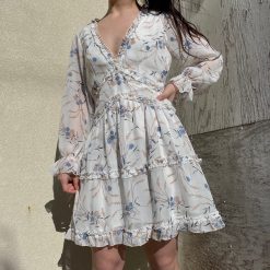 Risque KARRY Backless Floral Dress