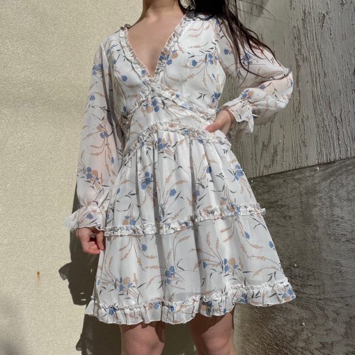 Risque KARRY Backless Floral Dress