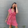 Risque NAPA Floral Mini Dress Clothing