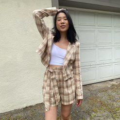 Risque YARA Plaid Shorts Clothing