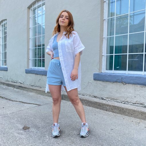 Luna Spring 2022 Collection DAKOTA Short Sleeve Linen Shirt