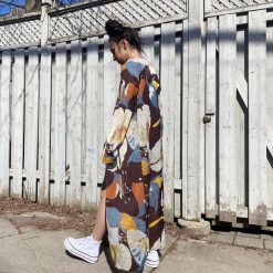 Risque CHANCE Floral Open Kimono Clothing