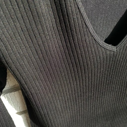 Coast To Coast JOI Ribbed Deep V-Neck Top