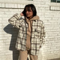 Risque AMAYA Plaid Shacket