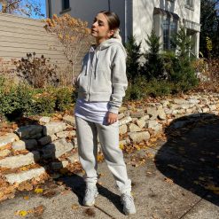 Luna GIRLFRIEND Crop Zip Hoodie Clothing