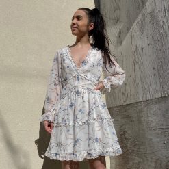 Risque KARRY Backless Floral Dress