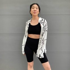 Coast To Coast KIMBERLY High Waisted Ribbed Bike Shorts