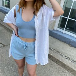 Luna Spring 2022 Collection DAKOTA Short Sleeve Linen Shirt